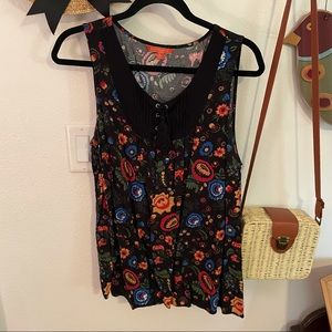 Modcloth Boho Tank top in size Large